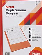 NOKİ 64180-N-080 CEPLİ SUNUM DOSYASI A4 KIRMIZI 80Lİ - NOKİ