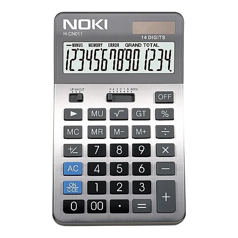 NOKİ H-CN011 MASA ÜSTÜ HESAP MAKİNESİ 12 HANE - 1