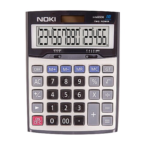 NOKİ H-MS006 MASA ÜSTÜ HESAP MAKİNESİ 16 HANE - 1