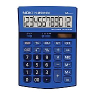 NOKİ H-MS010M MASA ÜSTÜ HESAP MAKİNESİ 12 HANE MAVİ - NOKİ