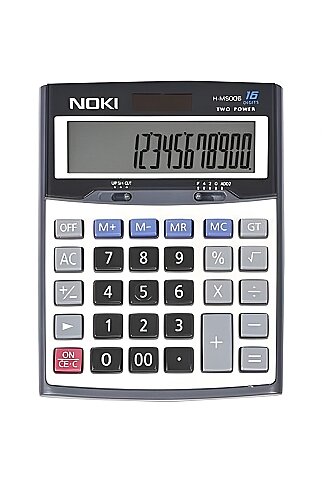 NOKİ H-MS016 MASA ÜSTÜ HESAP MAKİNESİ 12 HANE - 1