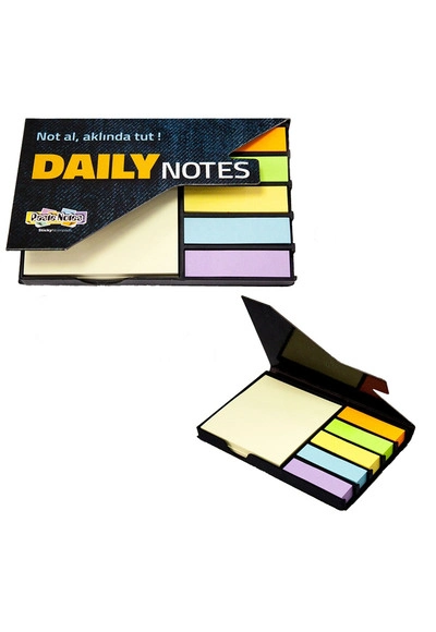 NOT YAZ DN-8583 DAİLY NOTES FREKANS YAPIŞKANLI NOT KAĞIDI SETİ NEON