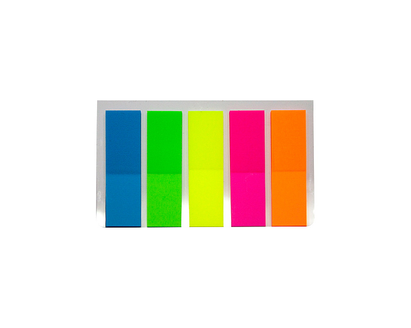 NOT YAZ PVC-540 FİLM İNDEKS İŞARET BANDI12X45 20 YAPRAK NEON 5 RENK