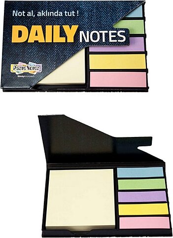 Not Yaz Sb-8552 Yapışkanlı Not Kağıdı 40x50 100 Yaprak Neon 3 Renk Set - 1