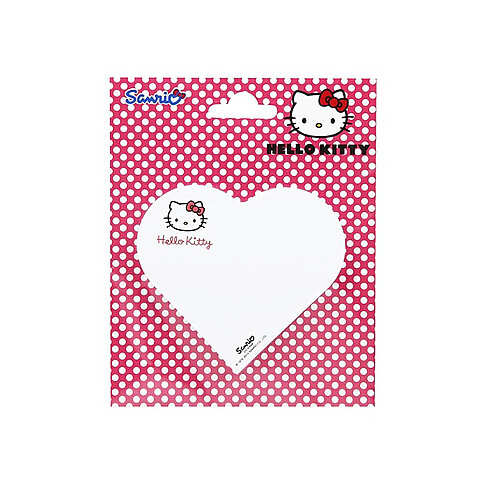 Notix Hello Kitty Yapışkanlı Kalp Not Kağıdı 50 Yaprak (30006722)(Hk-Kalp-Fp) - 1