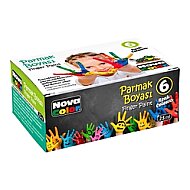 Nova Color Nc-138 Parmak Boyası 6 Renkx25ml - NOVA COLOR