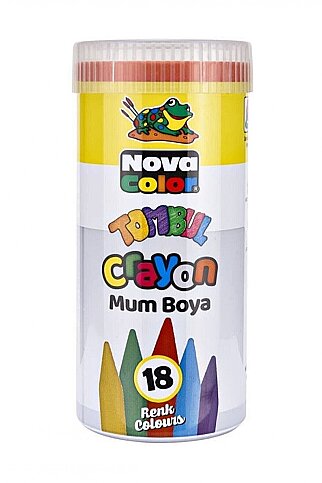 NOVA COLOR NC-2116 TOMBUL PASTEL BOYA 18 RENK - 1