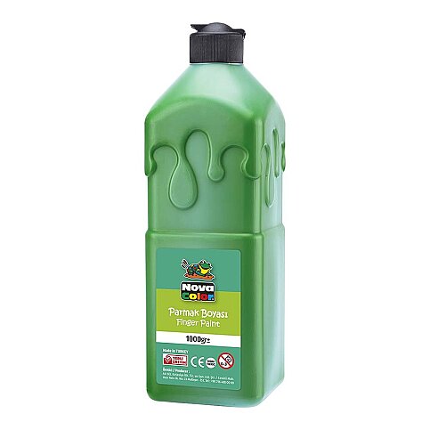 NOVA COLOR NC-318 PARMAK BOYASI YEŞİL 1000gr - 1