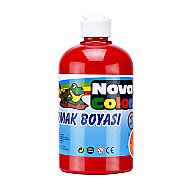 NOVA COLOR NC-371 PARMAK BOYASI KIRMIZI 500gr - NOVA COLOR
