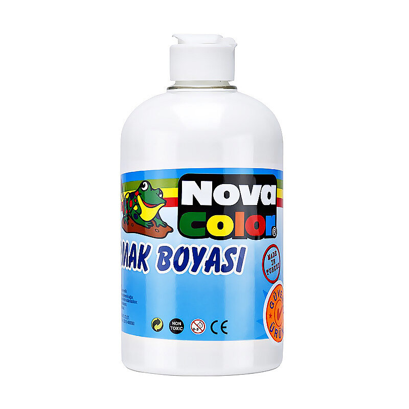 NOVA COLOR NC-374 PARMAK BOYASI BEYAZ 500gr