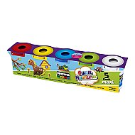 NOVA COLOR NC-4106 MAXİ OYUN HAMURU SETİ 5 RENKx100gr - NOVA COLOR