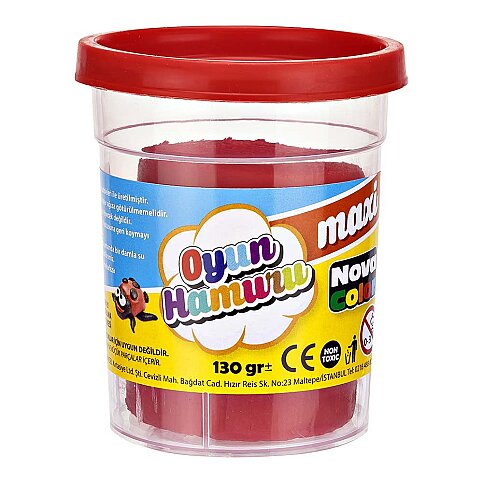 NOVA COLOR NC-4141 MAXİ OYUN HAMURU KIRMIZI - 1