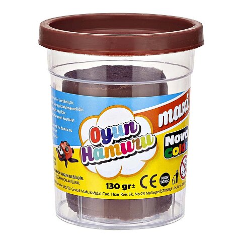 NOVA COLOR NC-4144 MAXİ OYUN HAMURU KAHVERENGİ - 1