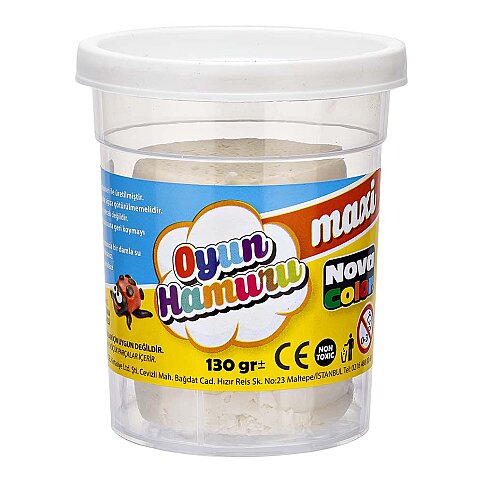 NOVA COLOR NC-4146 MAXİ OYUN HAMURU BEYAZ - 1
