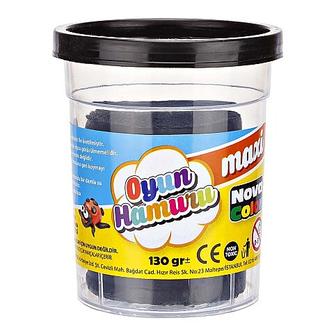 NOVA COLOR NC-4148 MAXİ OYUN HAMURU SİYAH - 1