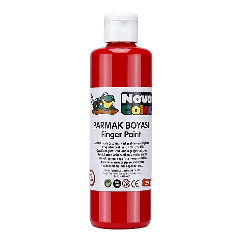 NOVA COLOR NC-442 PARMAK BOYASI KIRMIZI 250gr - 1