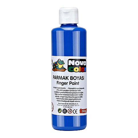 NOVA COLOR NC-443 PARMAK BOYASI MAVİ 250gr - 1