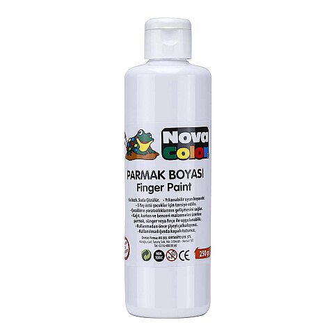 NOVA COLOR NC-446 PARMAK BOYASI BEYAZ 250gr - 1