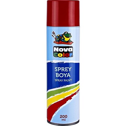NOVA COLOR NC-801 SPREY BOYA KIRMIZI 200ml - 1