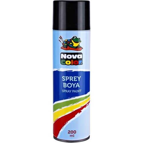 Nova Color Nc-805 Sprey Boya Siyah 200ml - 1