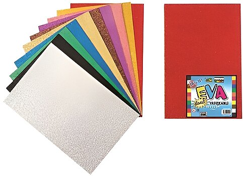 NOVA COLOR NC-272 YAPIŞKANLI SİMLİ EVA 20x30 10 RENK - 1