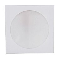 ASİL AS-3001 PENCERELİ CD ZARFI 12.5x12.5 BEYAZ 80gr - ASİL ZARF (1)