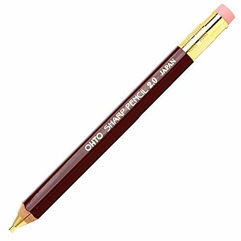 OHTO APS-680E WOODEN VERSATİL KALEM 2.0 BORDO - 1