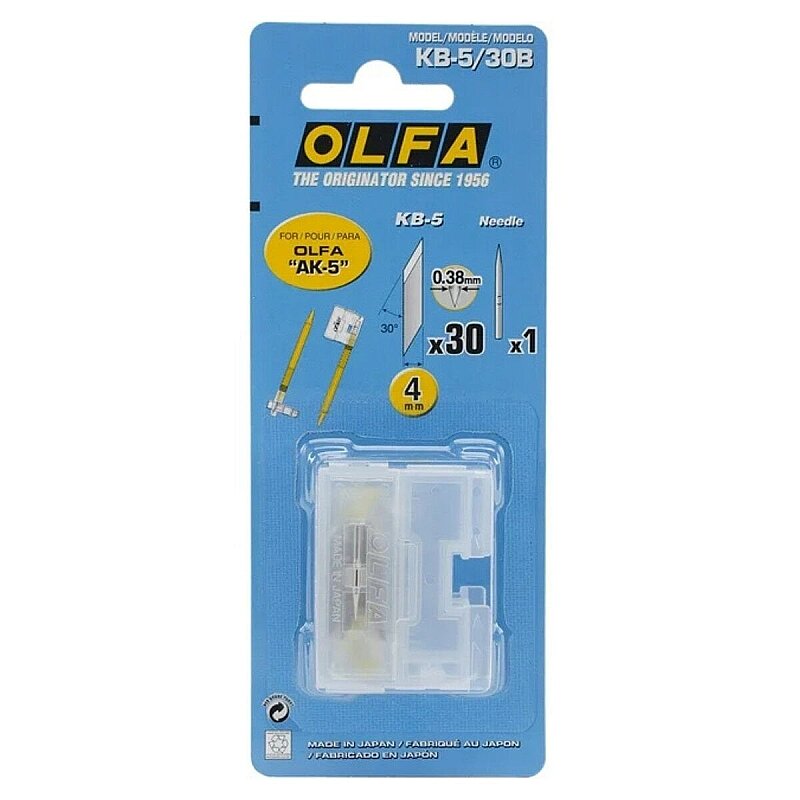 OLFA KB-5-30B KRETUAR BIÇAĞI YEDEĞİ 30LU TÜP (322014)