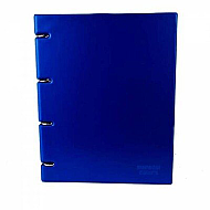 ÖNDER 122-06 RAİNBOW PLASTİK KAPAK HALKALI DOSYA 4 HALKA LACİVERT - ÖNDER