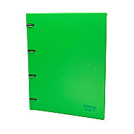 ÖNDER 122-19 RAİNBOW PLASTİK KAPAK HALKALI DOSYA 4 HALKA YEŞİL - ÖNDER