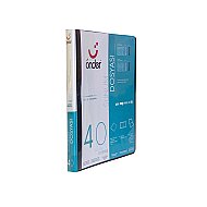 ÖNDER 1240-3 ÖN CEPLİ SUNUM DOSYASI SİYAH 40LI - ÖNDER