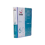 ÖNDER 1260-1 ÖN CEPLİ SUNUM DOSYASI MAVİ 60LI - ÖNDER