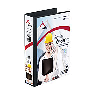 ÖNDER 2013-3 4 HALKALI D MEKANİZMALI KLASÖR A4 30mm SİYAH - ÖNDER