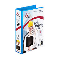 ÖNDER 2015-1 4 HALKALI D MEKANİZMALI KLASÖR A4 50mm MAVİ - ÖNDER