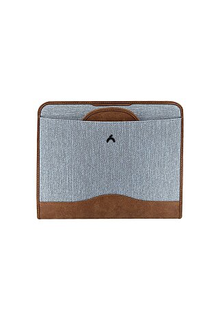 ÖNDER 802-04 MİLANO EXCLUSİVE EVRAK ÇANTASI 10.5x13.5 inç AÇIK GRİ - 1