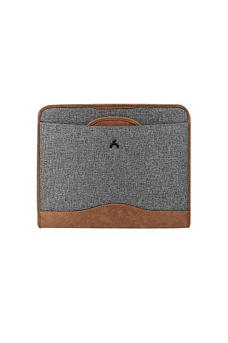 ÖNDER 802-14 MİLANO EXCLUSİVE EVRAK ÇANTASI 10.5x13.5 inç KOYU GRİ - 1