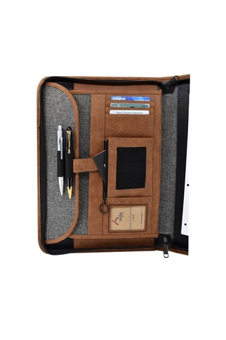 Önder 802-14 Milano Exclusive Evrak Çantası 10.5x13.5 İnç Koyu Gri - 4