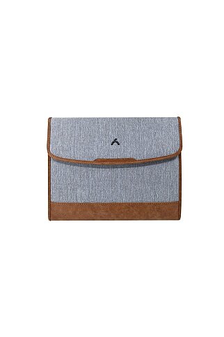 ÖNDER 803-04 MOSKOVA EXCLUSİVE EVRAK ÇANTASI 10.5x13.5 inç AÇIK GRİ - 1