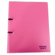 Önder 121-23 Rainbow Plastik Kapak Halkalı Dosya 2 Halka Pembe - ÖNDER