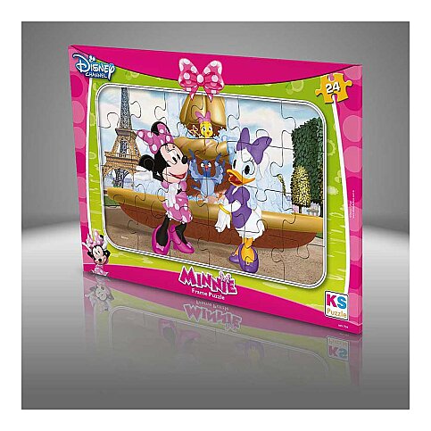 Onur Puzzle Minnie Mouse 24 Parça (Mın704) - 1