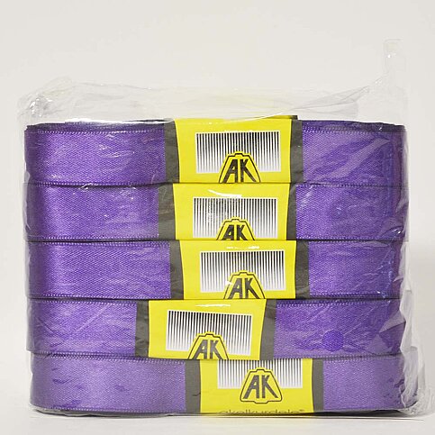 Orca Süs Saten Kurdele 2cmx10m Mor (Orc-2) - 1
