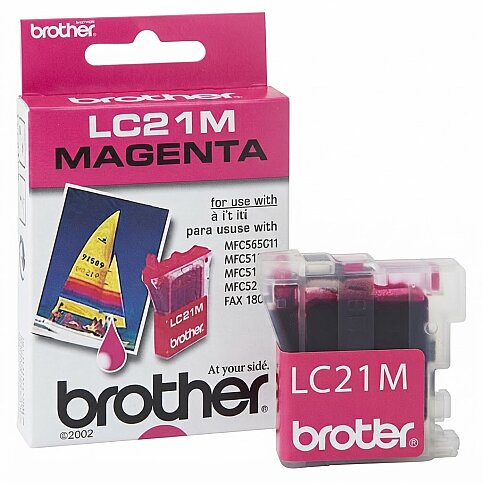OUTLET BROTHER LC21M KIRMIZI ORJİNAL KARTUŞ 400 SAYFA (MFC 3100C MFC 580 MFC 890 MFC 5200C) - 1