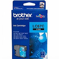 OUTLET BROTHER LC67C MAVİ ORJİNAL KARTUŞ 325 SAYFA (MFC 795CW MFC J615W) - BROTHER