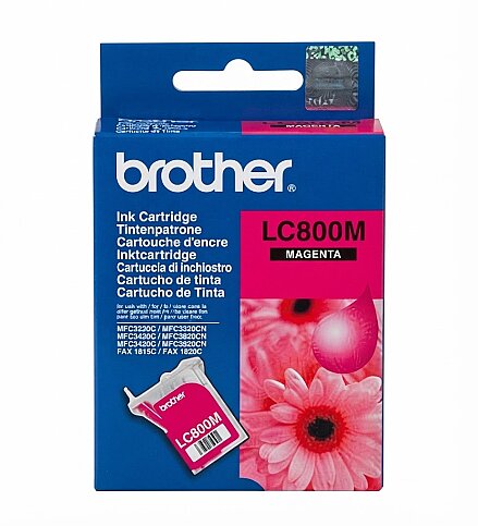 OUTLET BROTHER LC800M KIRMIZI ORJİNAL KARTUŞ 400 SAYFA (MFC 3220C MFC 3420C FAX 1815C) - 1