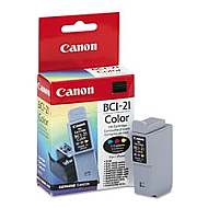 OUTLET CANON BCI-21C RENKLİ ORJİNAL MÜREKKEP KARTUŞ 100 SAYFA (BJC 2000 BJC 4000 BJC 5000 B 180C B 230C) - CANON (1)