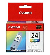 OUTLET CANON BCI-24C RENKLİ ORJİNAL MÜREKKEP KARTUŞ 130 SAYFA (İ250 İ320 İ450 İ470D İP1000) - CANON