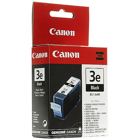 OUTLET CANON BCI-3BK SİYAH ORJİNAL MÜREKKEP KARTUŞ 170 SAYFA (BJC 6000) - 2