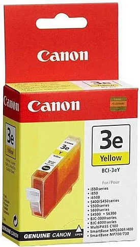 OUTLET CANON BCI-3Y SARI ORJİNAL MÜREKKEP KARTUŞ 280 SAYFA (BJC 6000) - 1