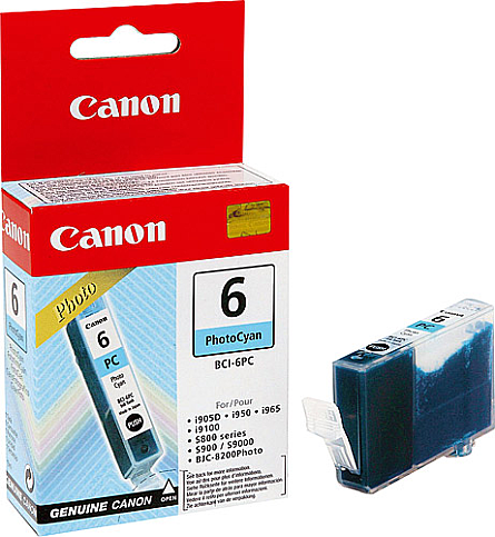 OUTLET CANON BCI-6PC FOTO MAVİ ORJİNAL KARTUŞ 280 SAYFA (PHOTO BJC 8200 İ9900 S820 S9000 İP6000D) - 2