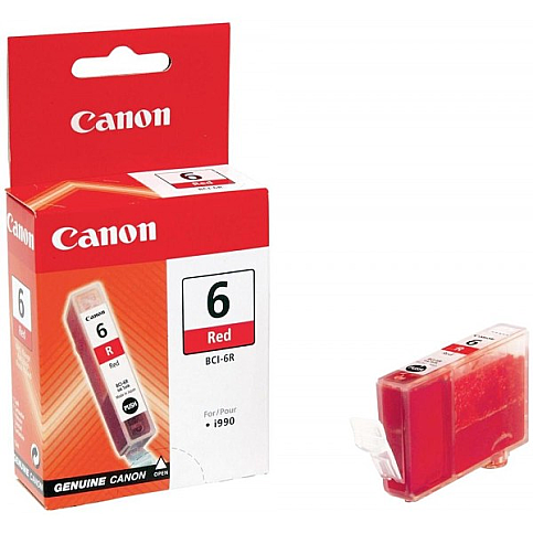 OUTLET CANON BCI-6R KIRMIZI ORJİNAL KARTUŞ 280 SAYFA (BJC 8200 İ9100 BJC 8200 İ9900 S820 S9000 İP6000D) - 2